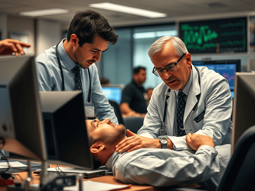 Syncope at Work — Arrhythmia Revealed